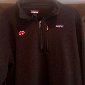 1/4 zipper Black Patagonia pullover